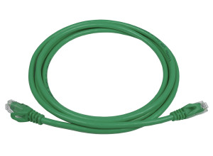 PowerMAX Green Cat.6 U/UTP T568B Patch Cord (PVC) - with Divider